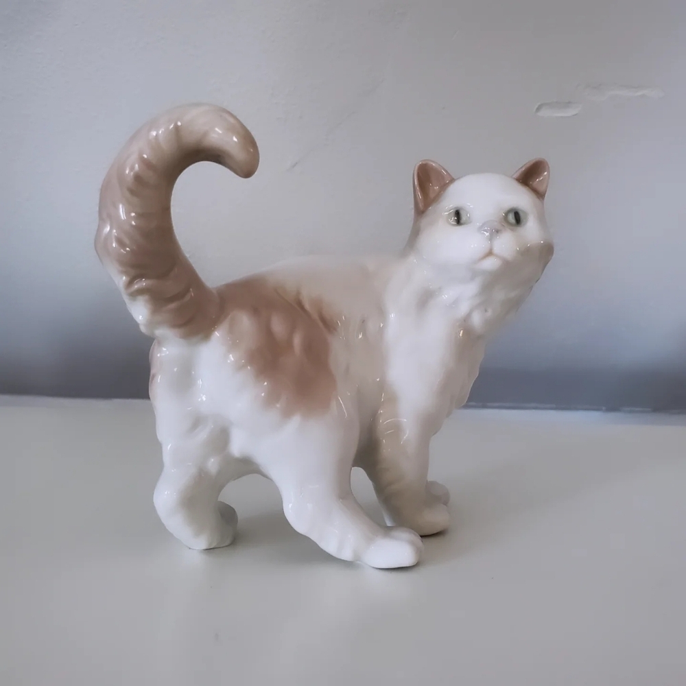 NAO by Lladro “Walking Kitten” Porcelain Figurine — Handmade in Spain
